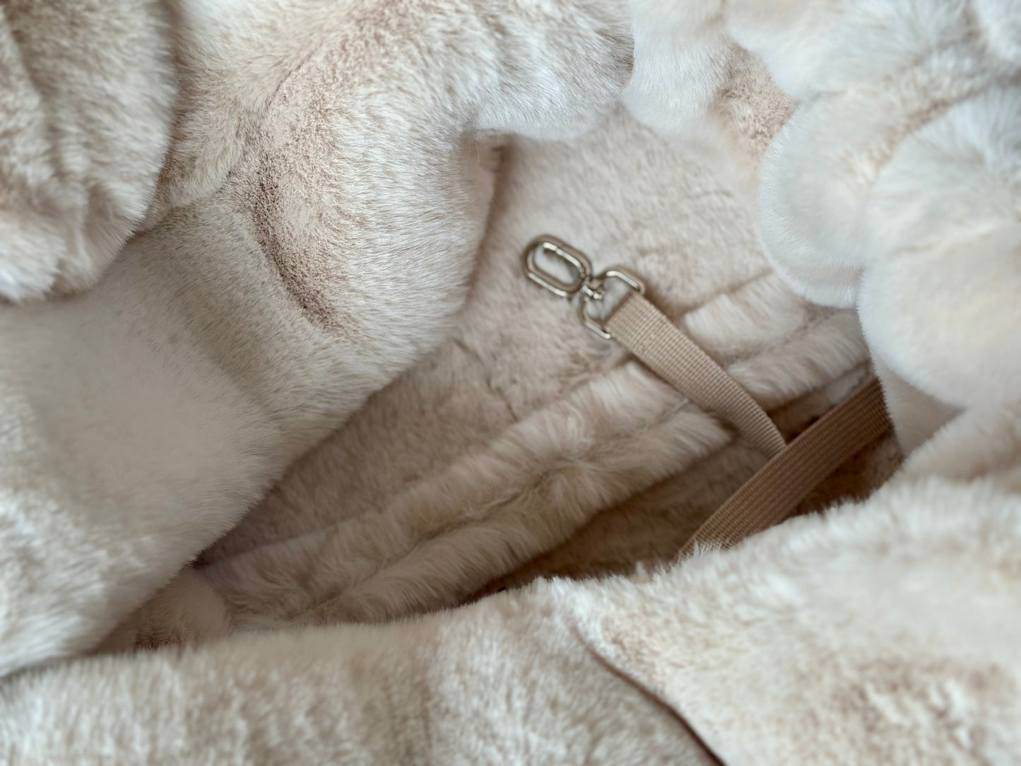 Elite Puppy | Hondentas Fluffy Crème