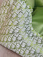 Luxe Handgemaakte Velvet Hondenmand | DD print Groen