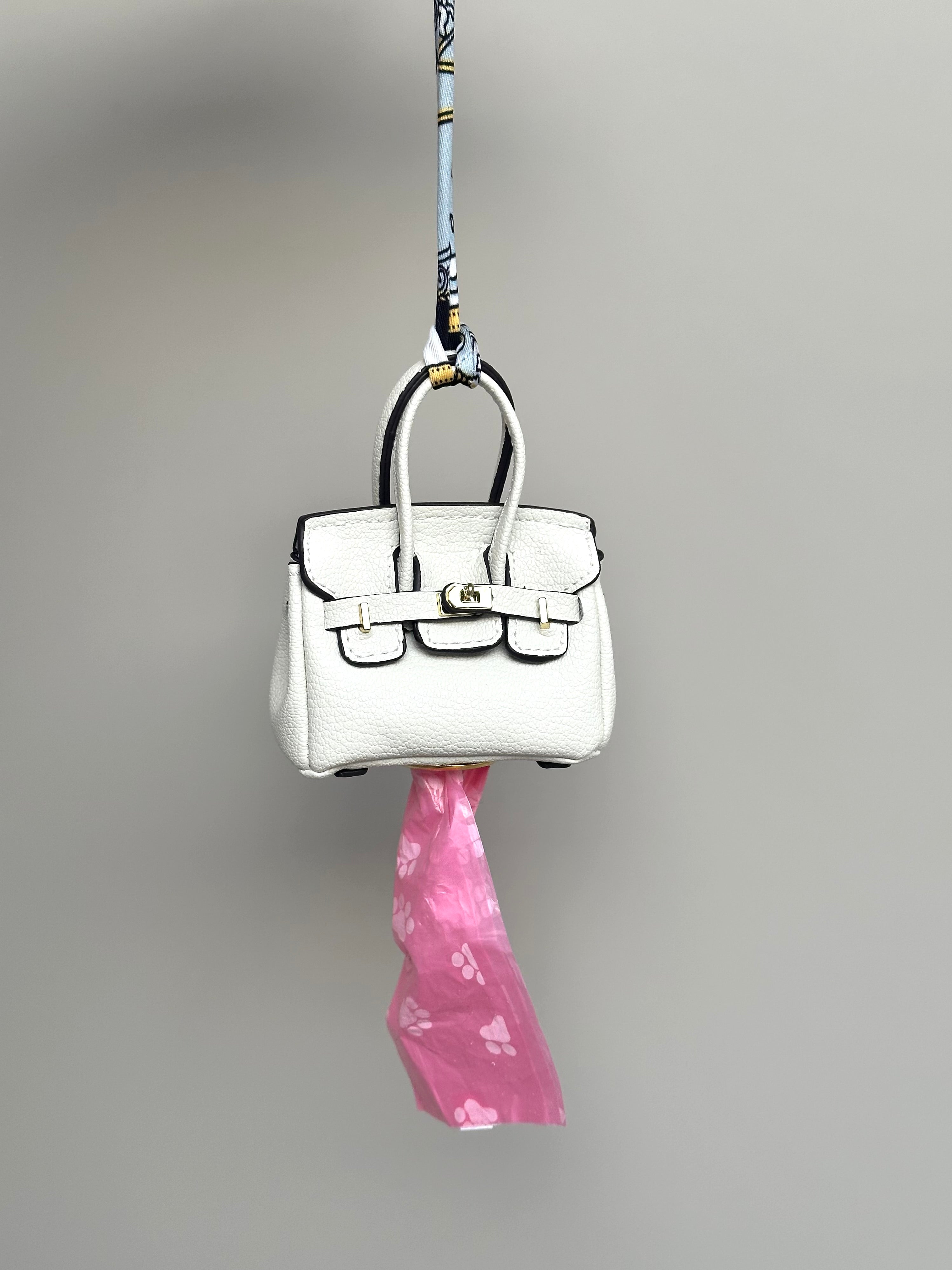 Luxe Poepzakhouder Tasje - Wit