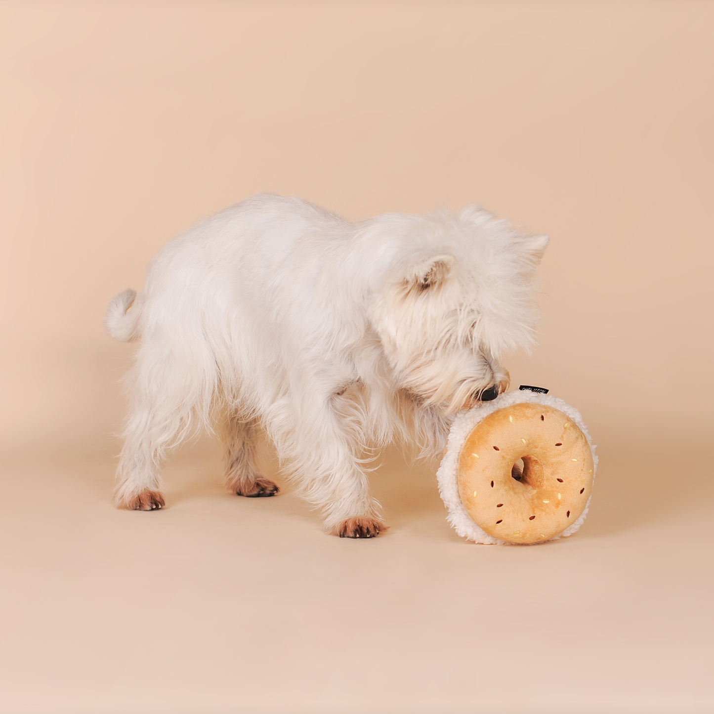 CHEWFFON – Bagel Pluche Piepend Hondenspeelgoed