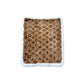 Zachte plaid met bruine print