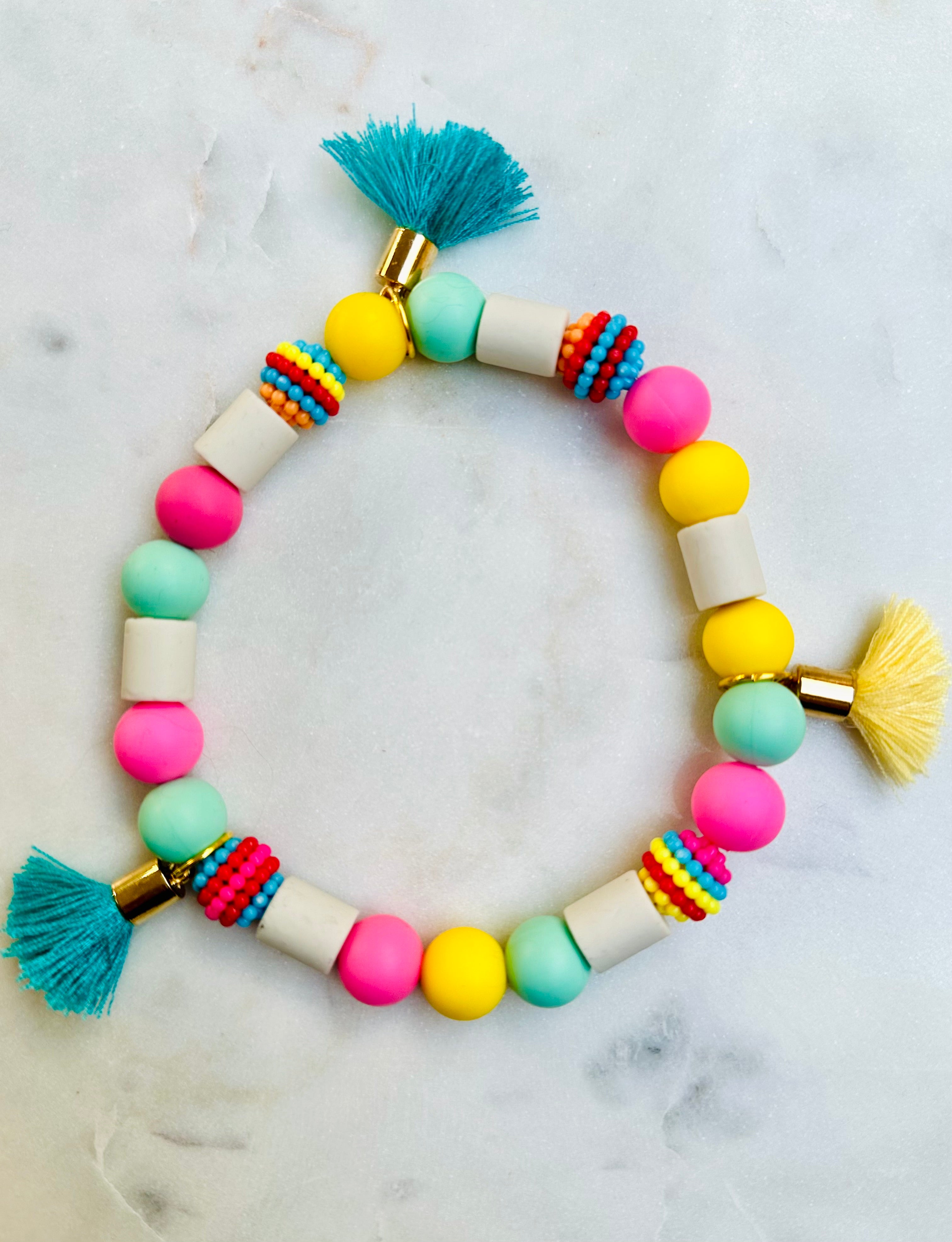 Beads By Cheyenne | EM Anti Vlooien & Teken Kralenband - Colorpup Puppy Popsicle