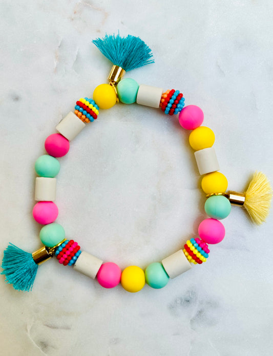 Beads By Cheyenne | EM Anti Vlooien & Teken Kralenband - Colorpup Puppy Popsicle