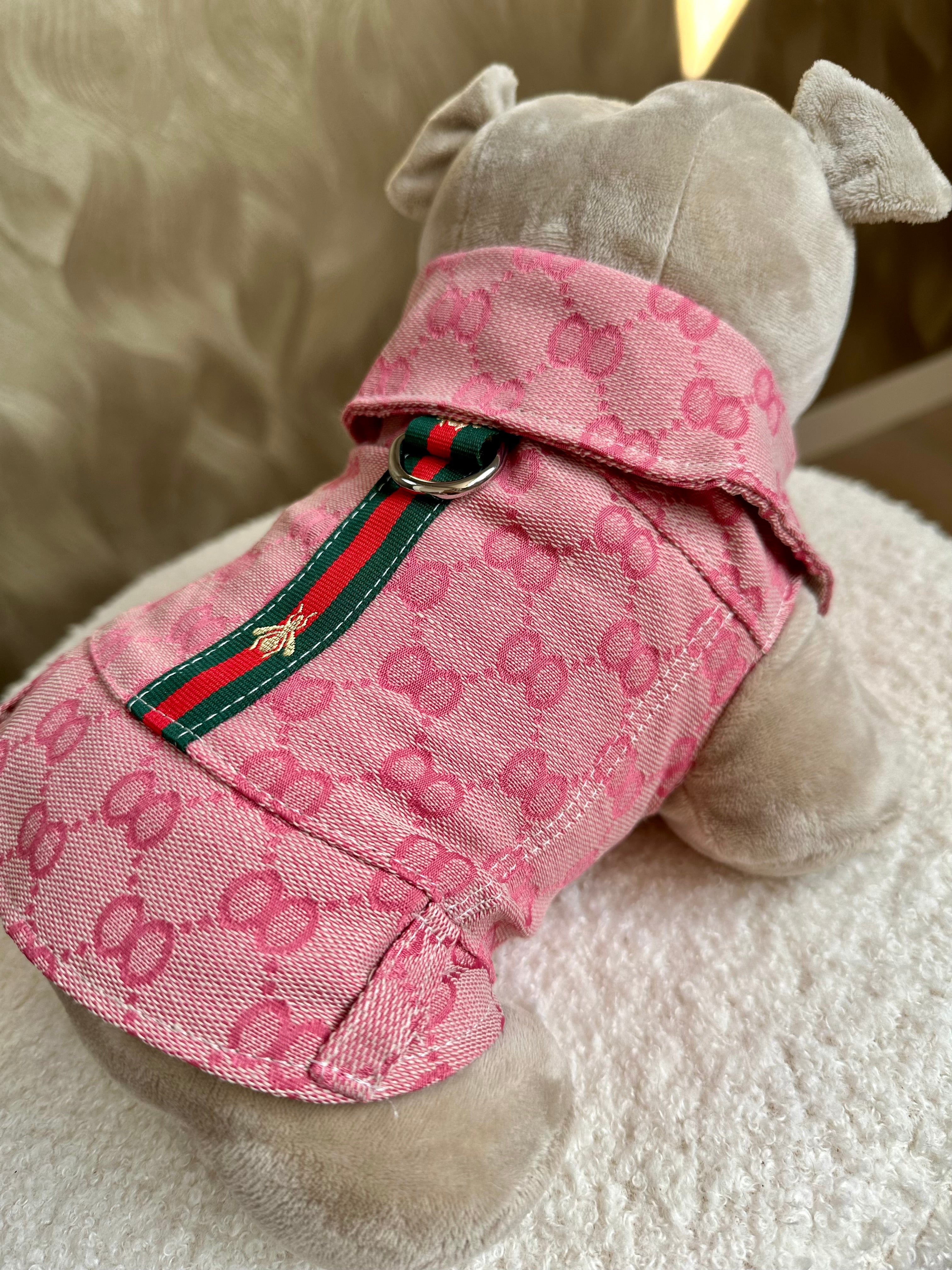 Stijlvol Hondenvest – Jasje met print Roze