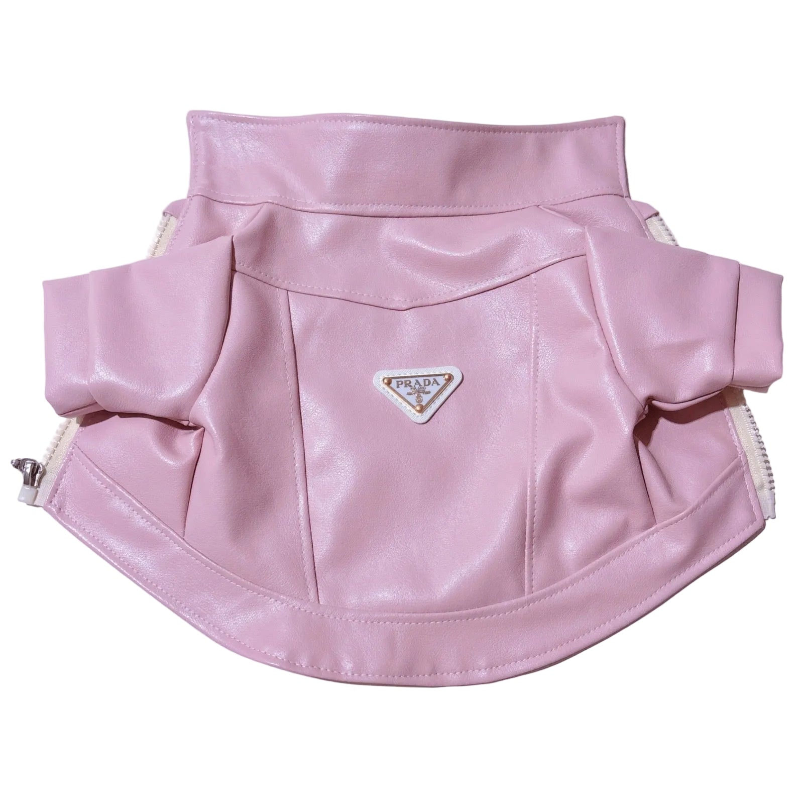 Pawda Hondenjas Leerlook Roze