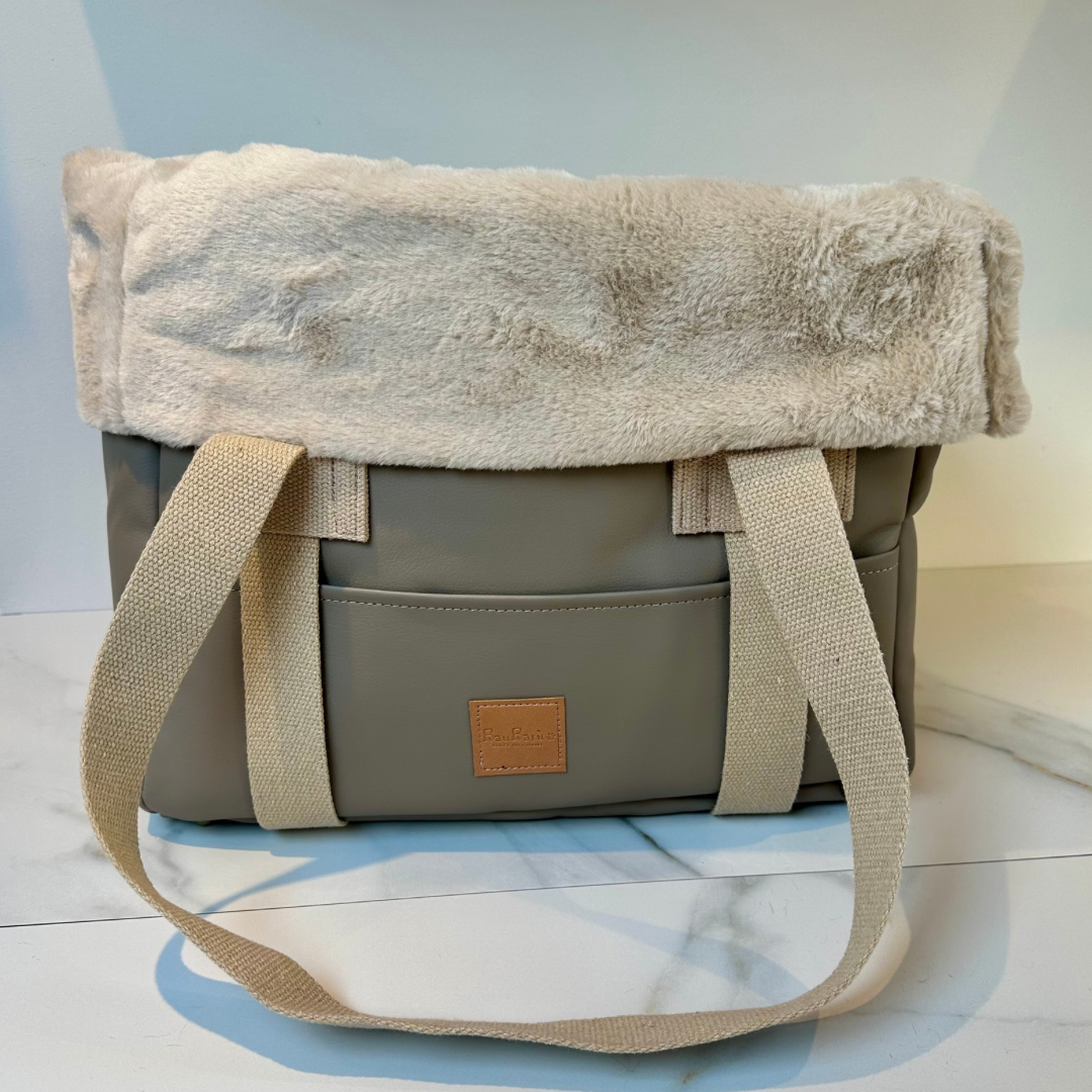 Bau Baru Annalisa Bag Draagtas – Eco Taupe & Castorino Beige