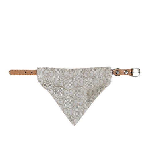 Halsband met bandana in GG print