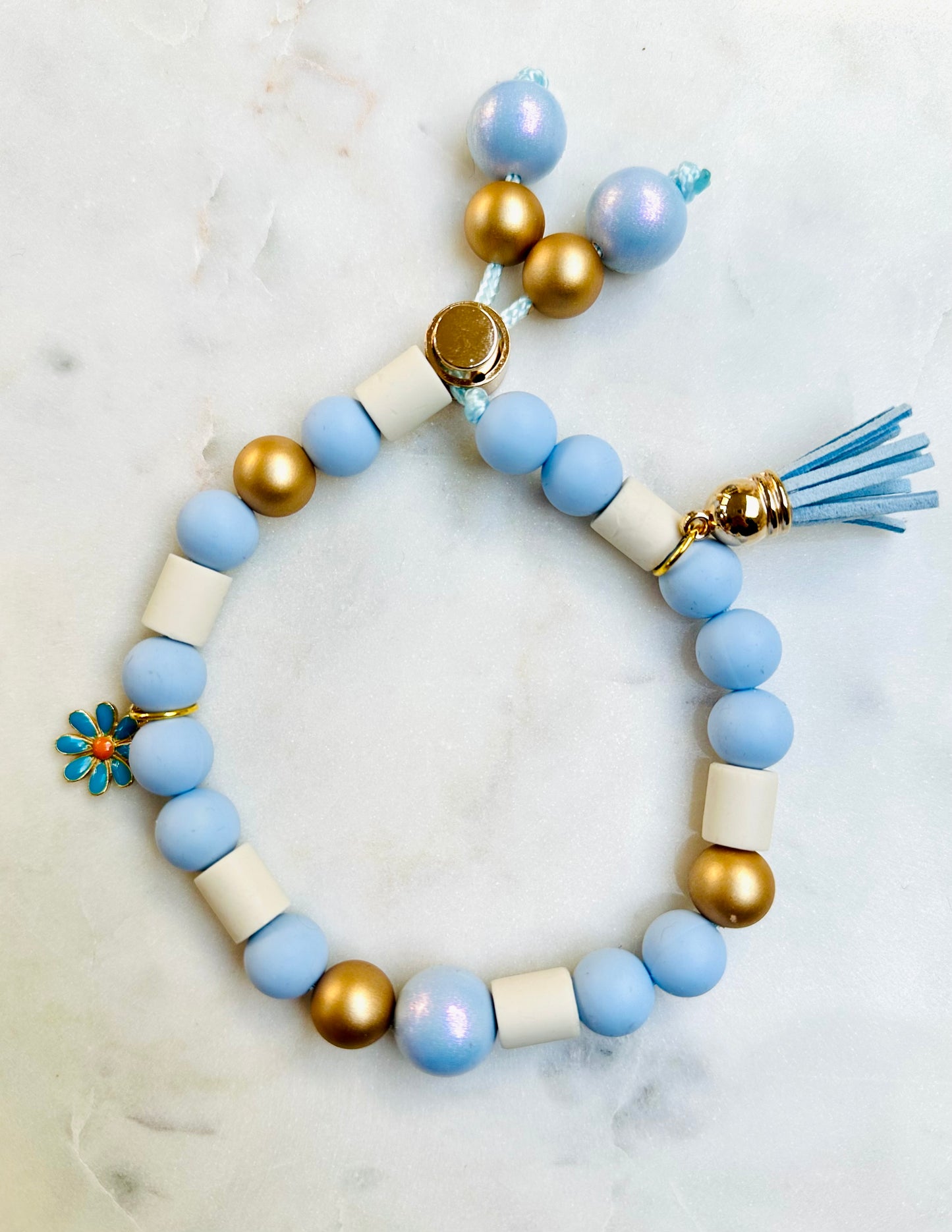 Beads By Cheyenne | EM Anti Vlooien & Teken Kralenband - Sky