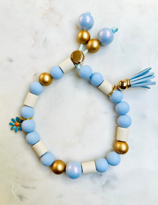 Beads By Cheyenne | EM Anti Vlooien & Teken Kralenband - Sky