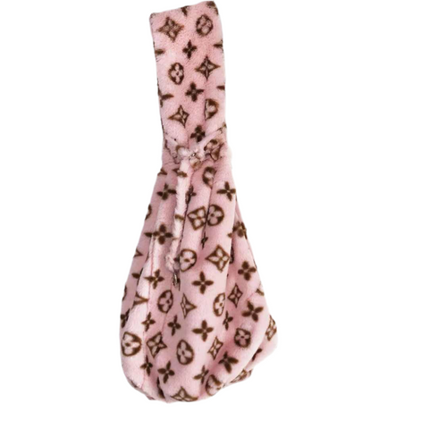 Draagzak met print roze