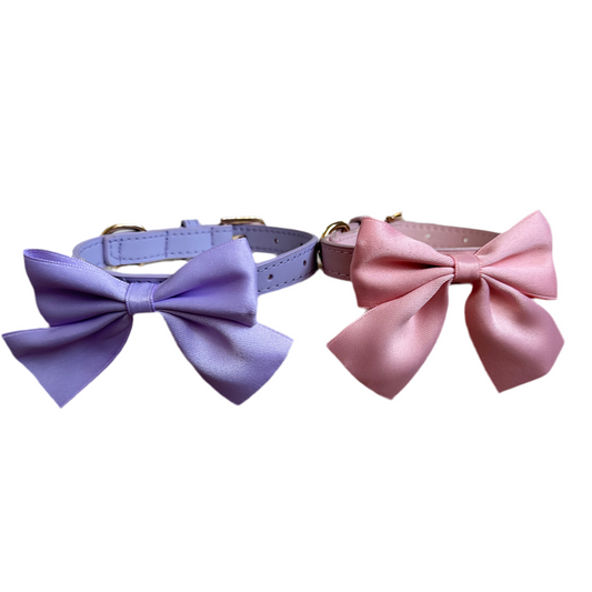 Halsband Fleur met Strik
