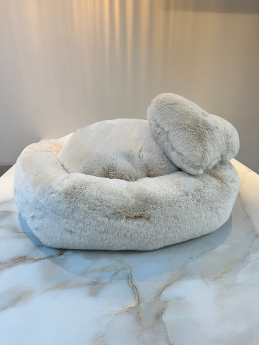 Elite Puppy | Donut Hondenmand Fluffy Crème