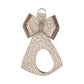 Susan Lanci - Baby Cheetah with Gold Giltmore Double Nouveau Bow Step In Harness