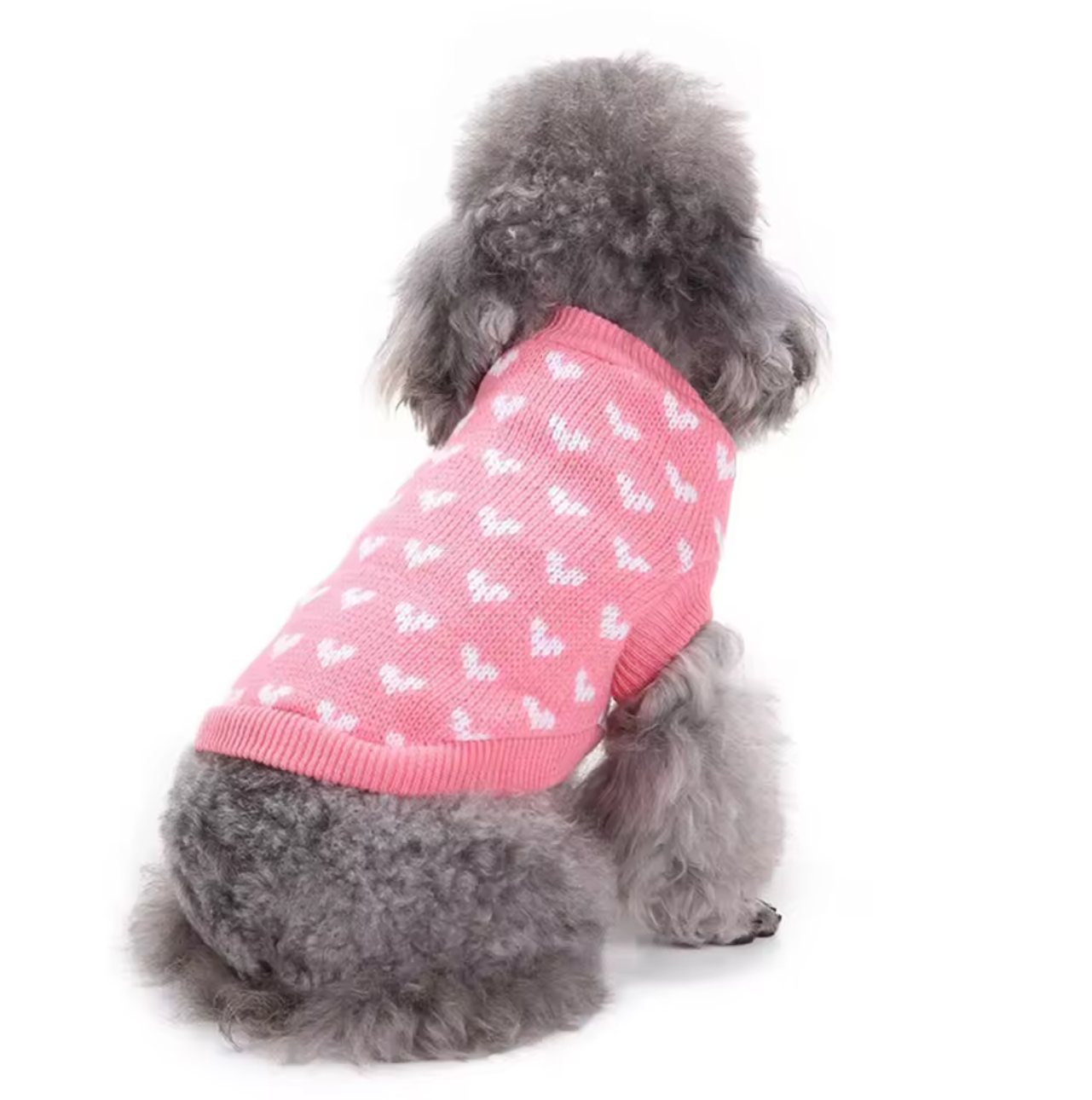 Hondentrui Roze Hartjes