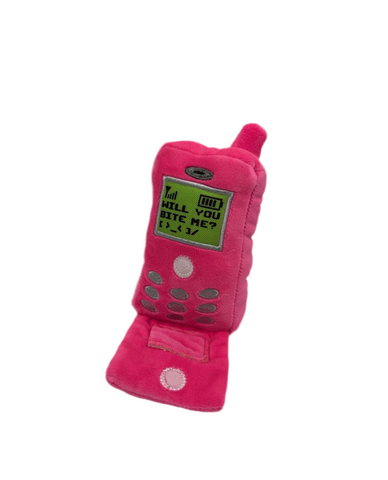 Beiß mich | Rosa Retro Telefon