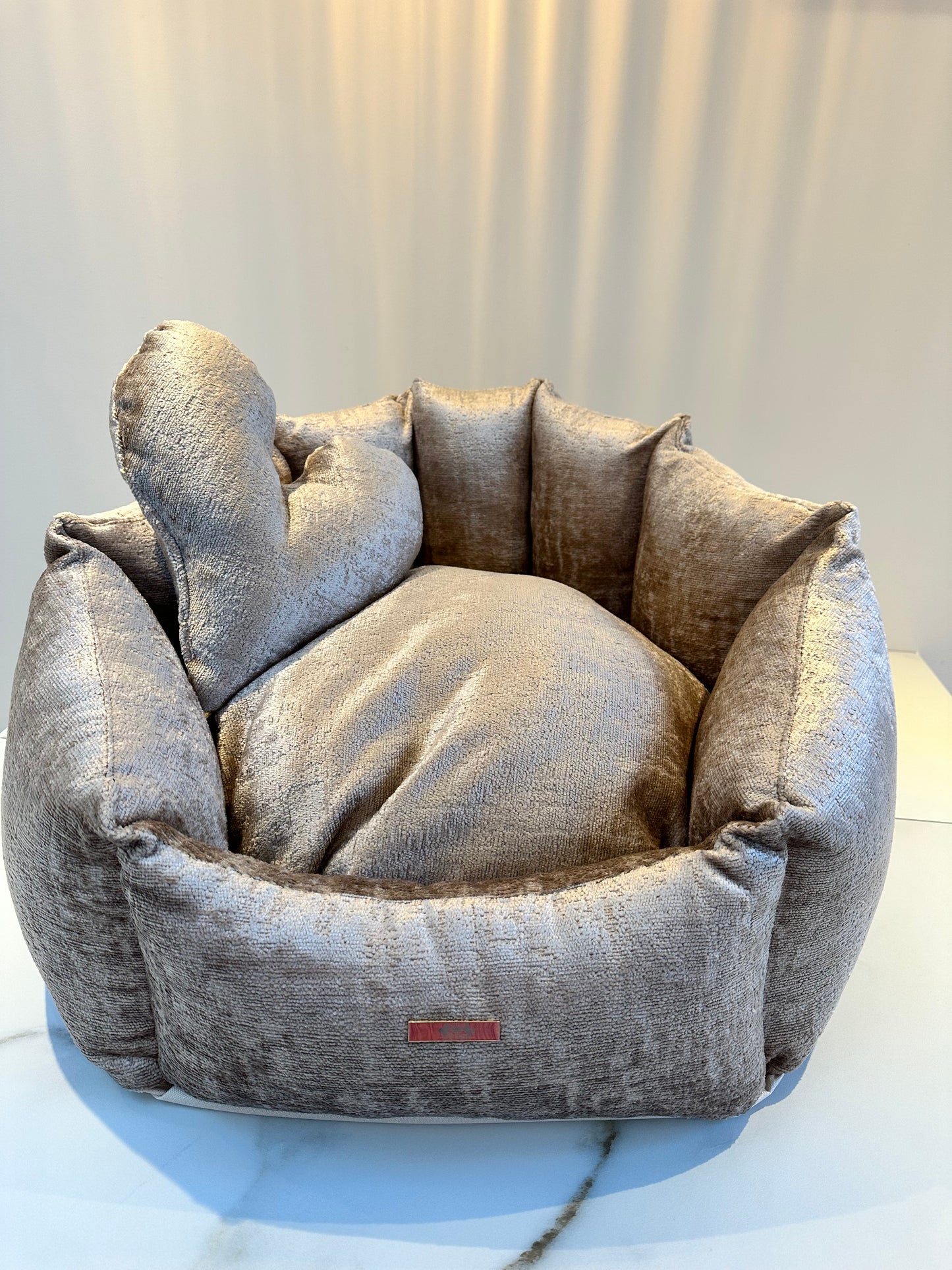 Elite Puppy | Shell Mand Soft Velvet Beige