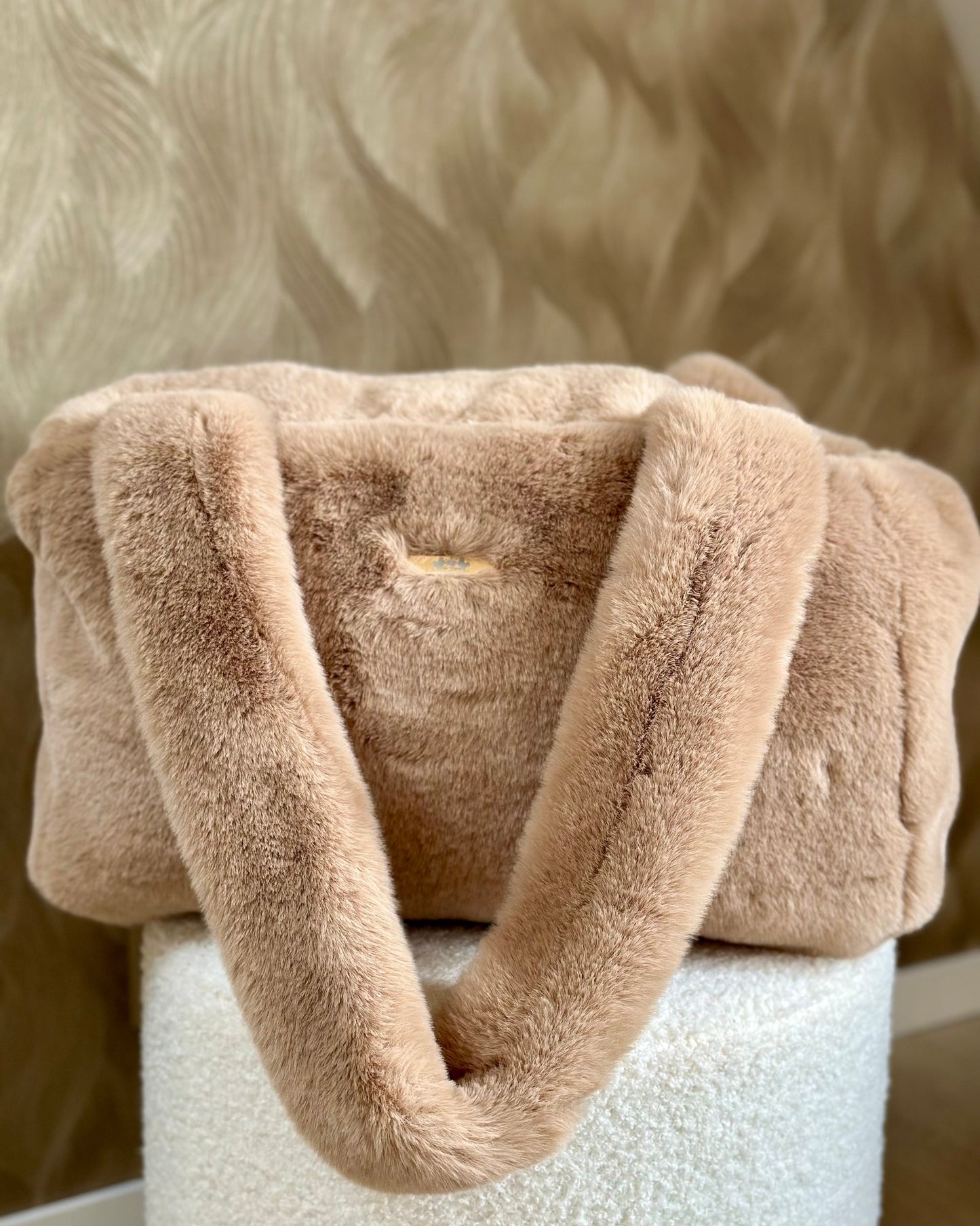 Elite Puppy | Hondentas Fluffy Bruin