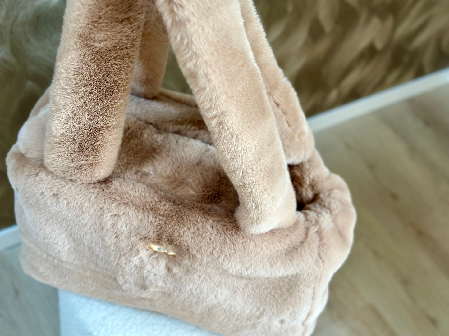 Elite Puppy | Hondentas Fluffy Bruin