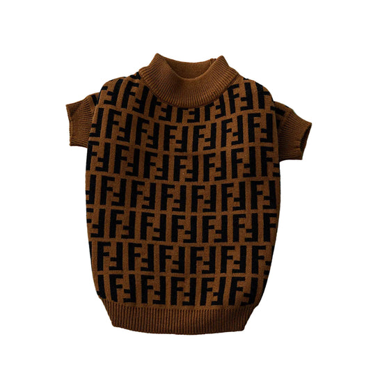 Hondentrui FF Print Bruin