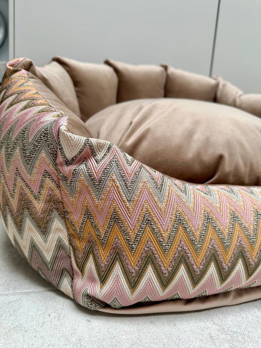 Elite Puppy | Shell Mand Zigzag Taupe