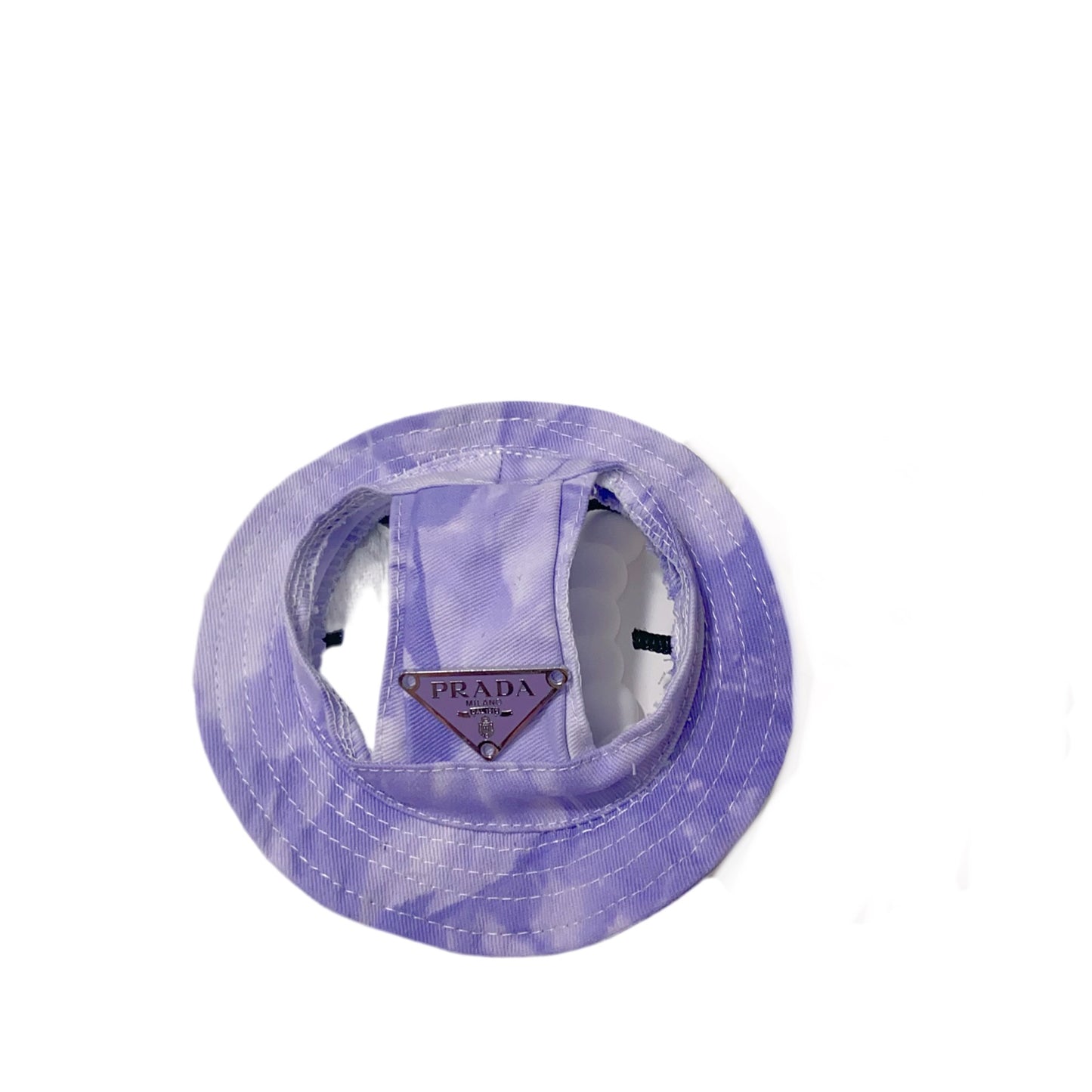 Zomerhoedje voor honden of katten – Tie Dye Print met Pawda Logo