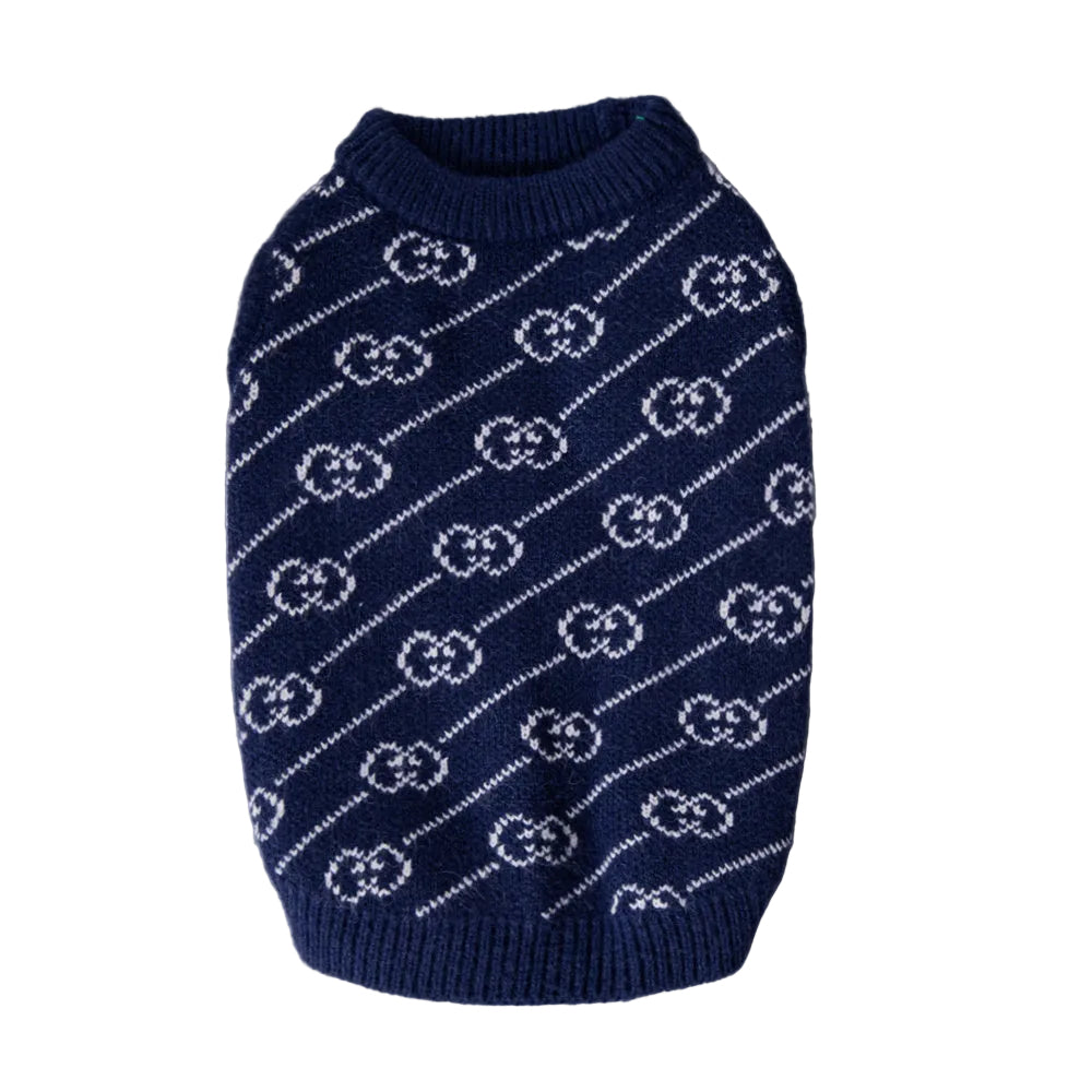 Hondentrui GG Print Blauw