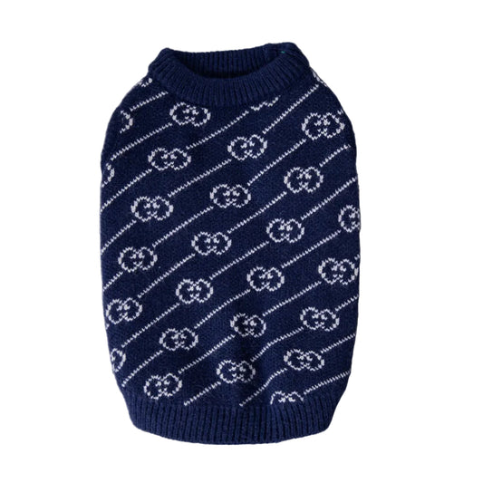 Hondentrui GG Print Blauw