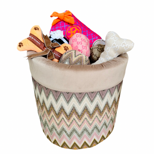 Elite Puppy | Speelgoedmand ZigZag Print