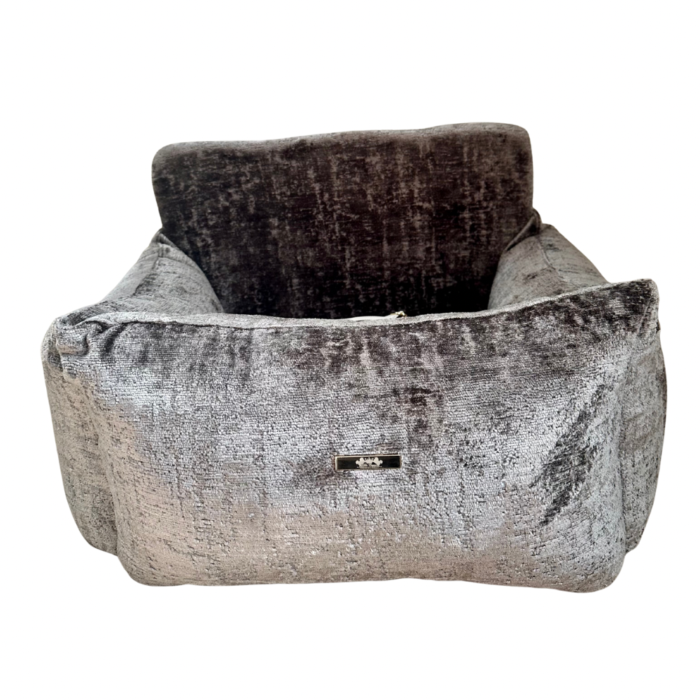 Elite Puppy | Autostoel Soft Velvet Bruin