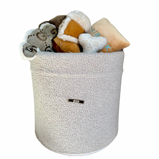 Elite Puppy | Speelgoedmand Curly Beige