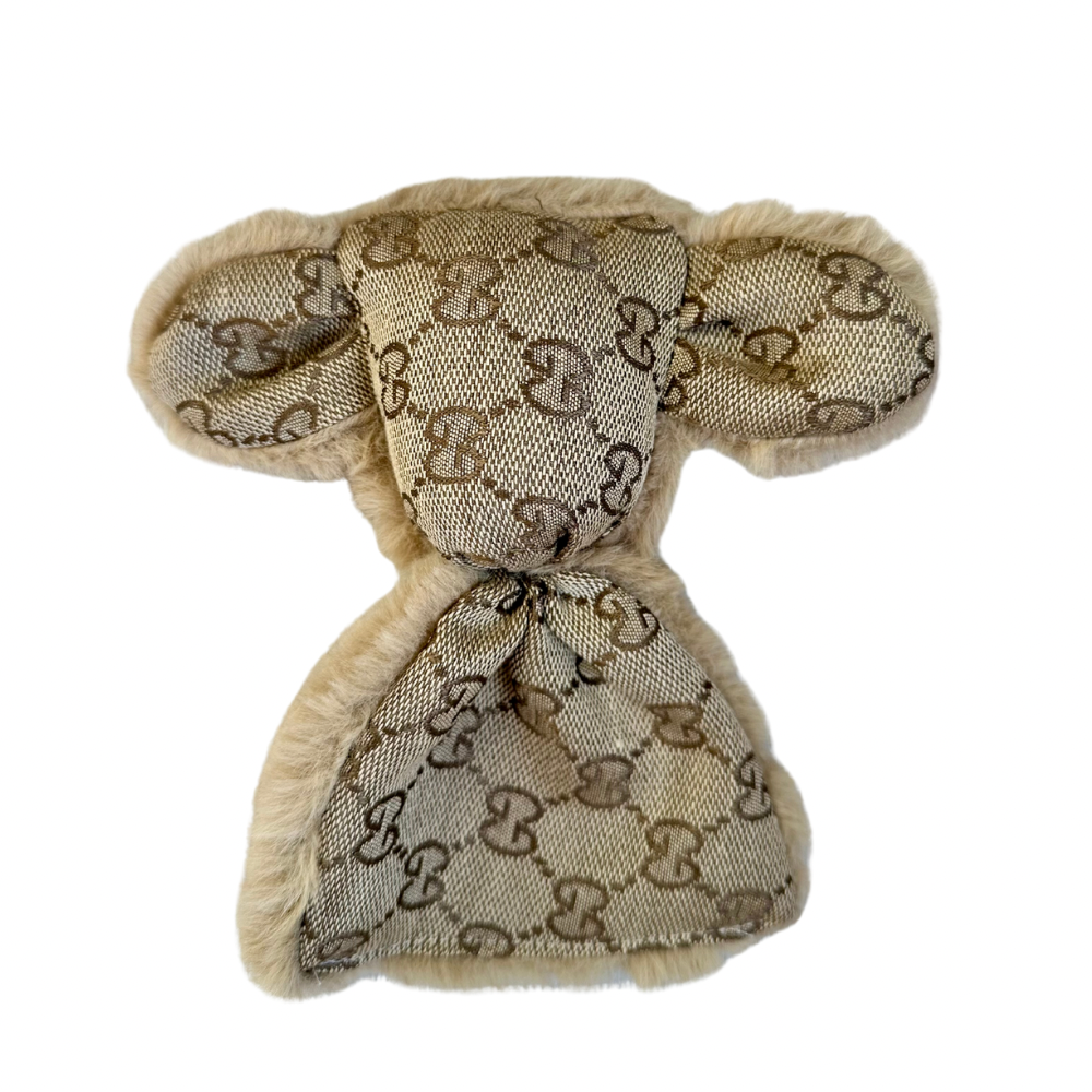 Knuffeldoekje voor Hondjes in Beervorm - GG print klein