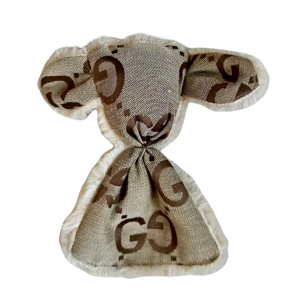 Knuffeldoekje voor Hondjes in Beervorm - GG print groot