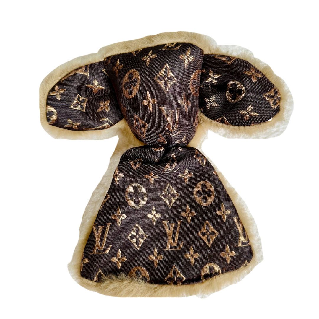 Knuffeldoekje voor Hondjes in Beervorm - luxe print