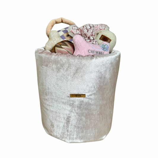 Elite Puppy | Speelgoedmand Velvet Champagne