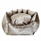 Elite Puppy | Shell Mand Velvet Croco Taupe