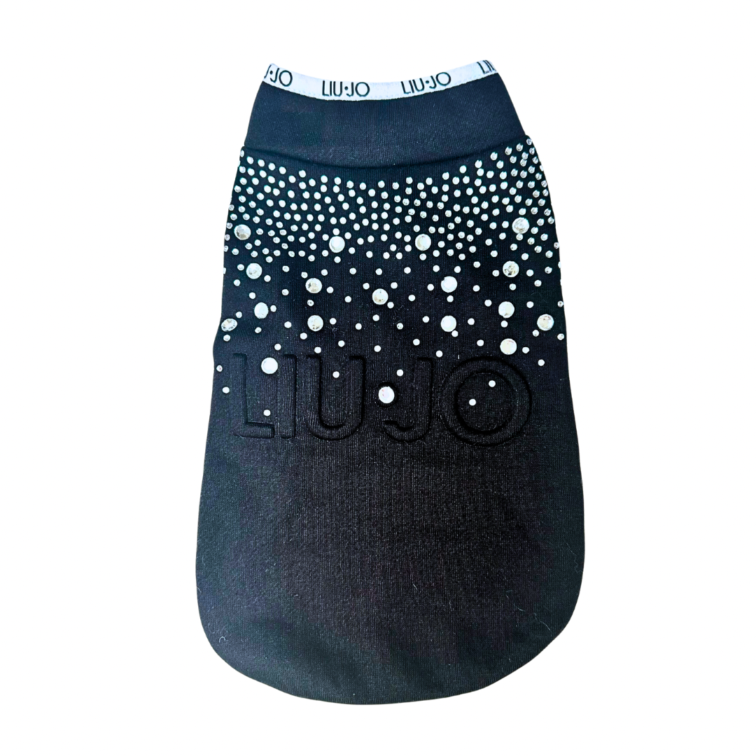 Liu Jo Pets | Sweater met Strassteentjes – Nero