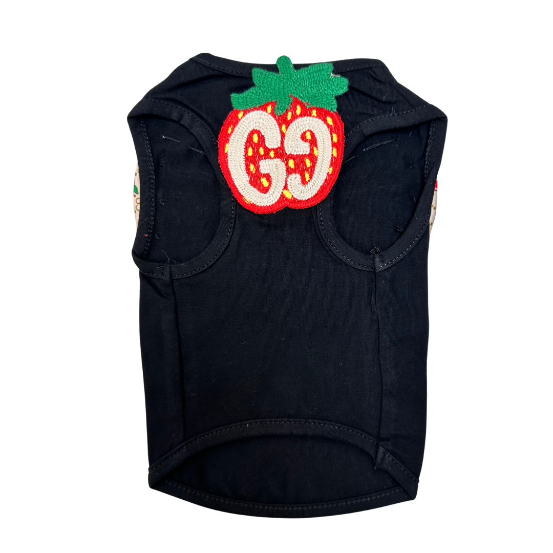 Luxe Hondenshirtje met Grote Strik - Zwart