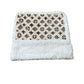 Zachte plaid met beige print