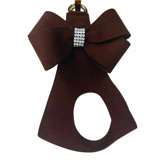Susan Lanci | Chocolate Nouveau Bow Step-In Harness