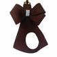 Susan Lanci | Chocolate Nouveau Bow Step-In Harness