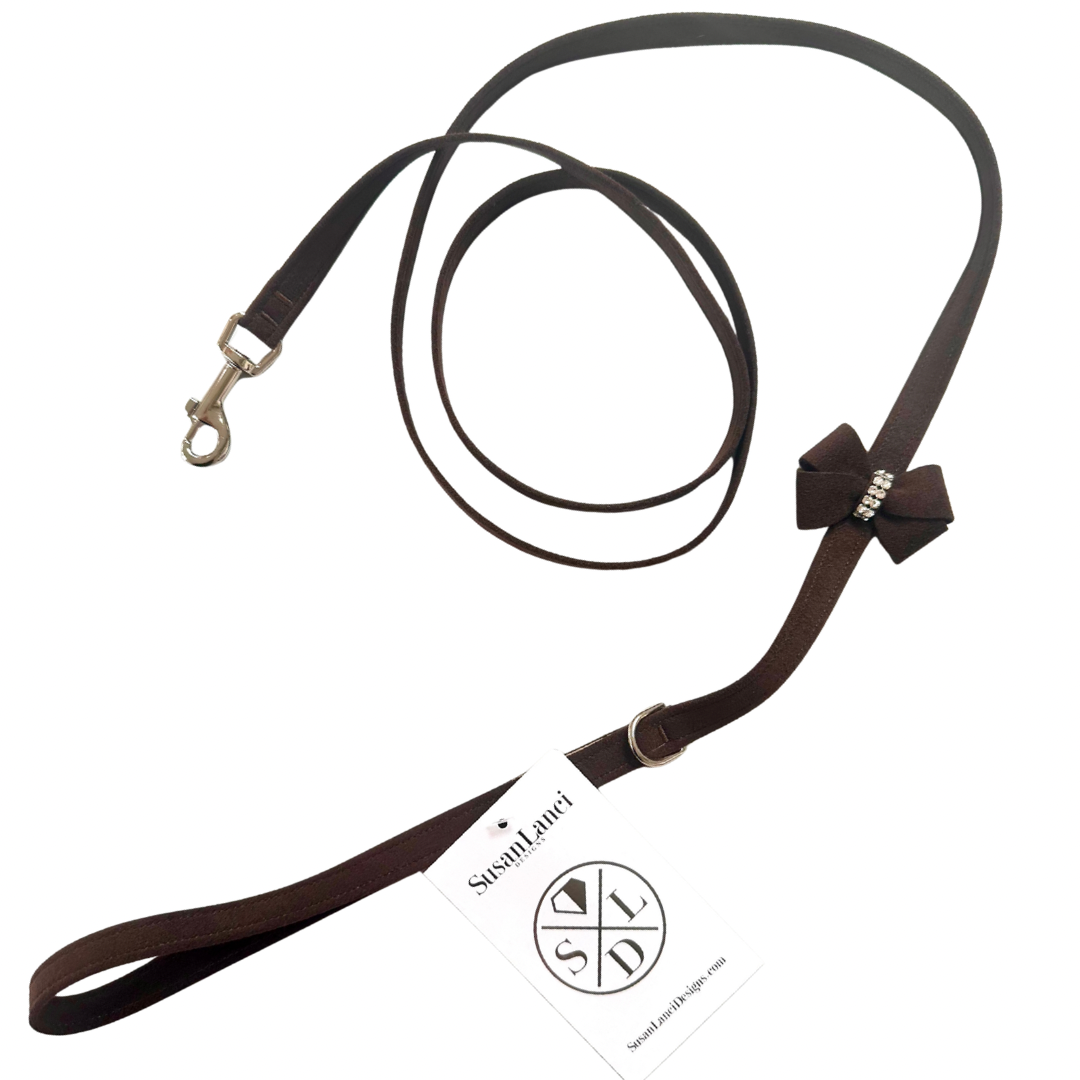 Susan Lanci | Chocolate Nouveau Bow Leash