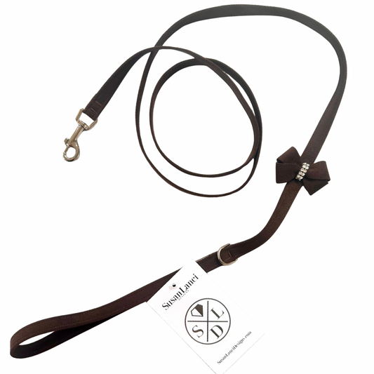 Susan Lanci | Chocolate Nouveau Bow Leash