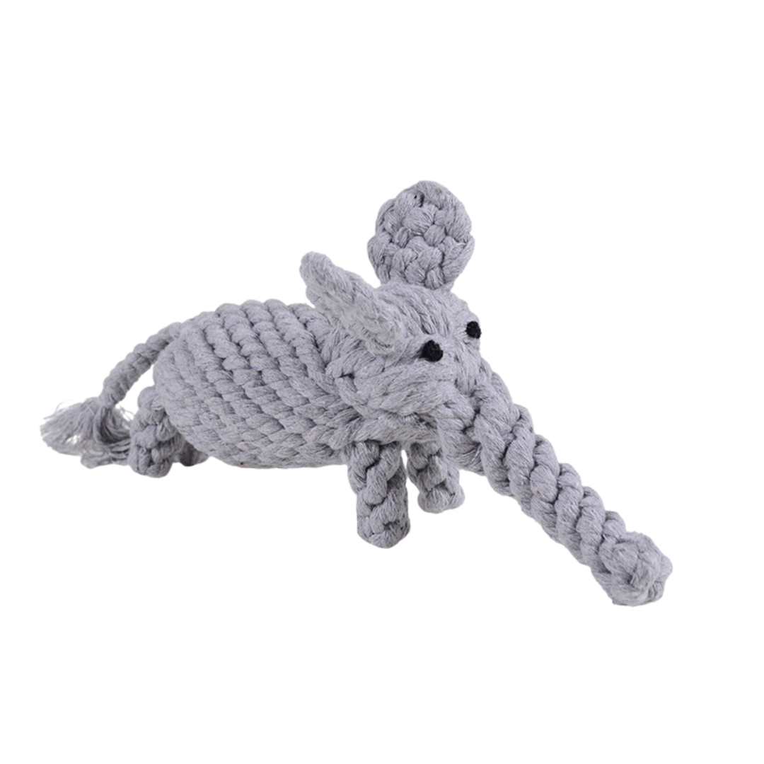 ToughRope Olifant – Kauw & Trekspeeltje Voor Honden