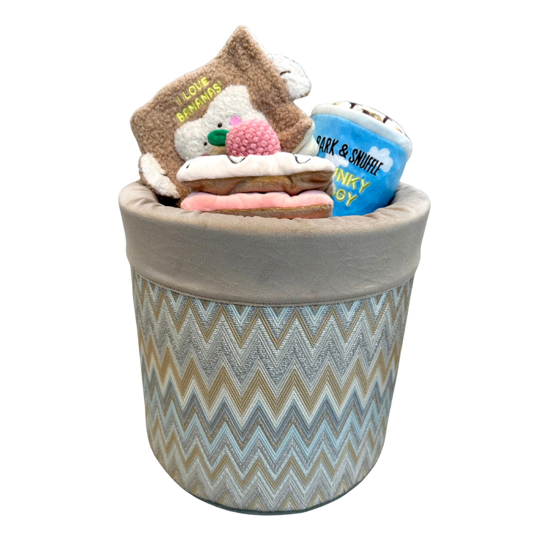 Elite Puppy | Speelgoedmand ZigZag Print Beige