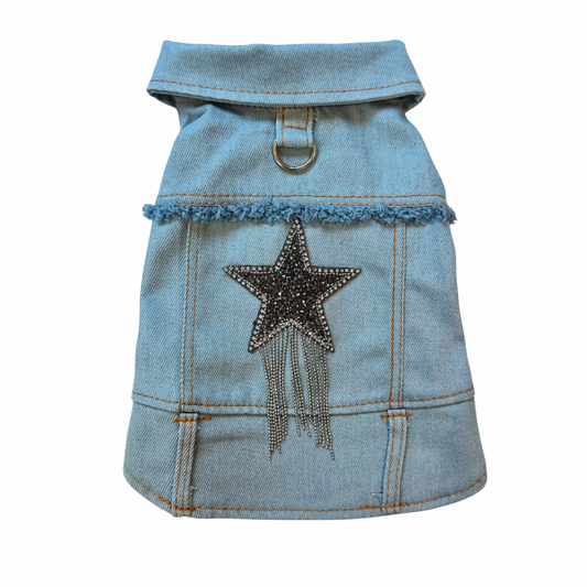 Hondenjasje Denim Ster