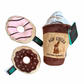 FuzzYard | Hop Cocoa + Donuts 3-Pack Hondenspeeltjes