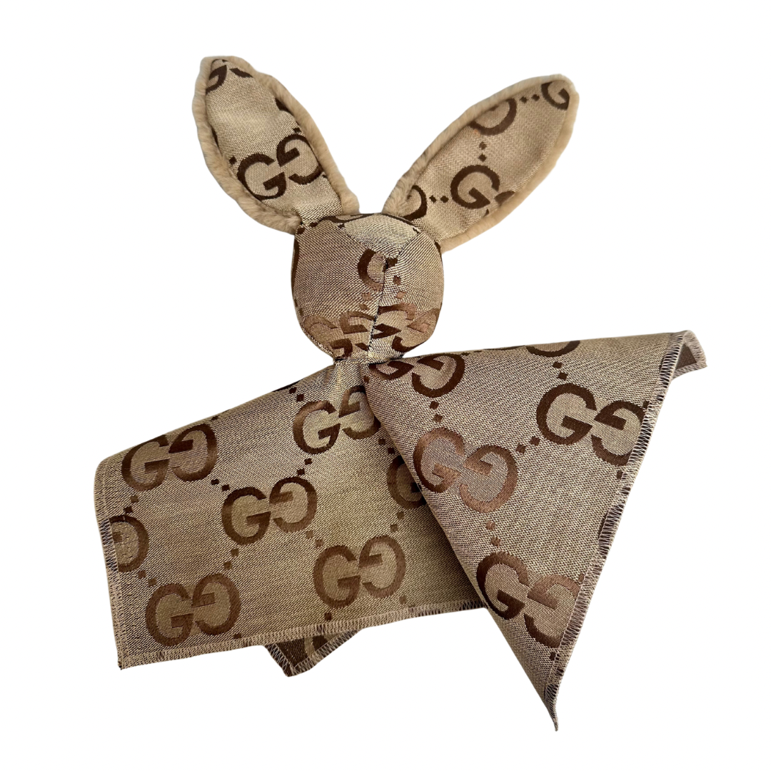 Knuffeldoekje voor Hondjes in Konijnvorm - GG print groot