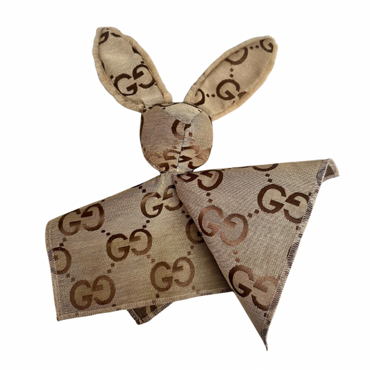 Knuffeldoekje voor Hondjes in Konijnvorm - GG print groot