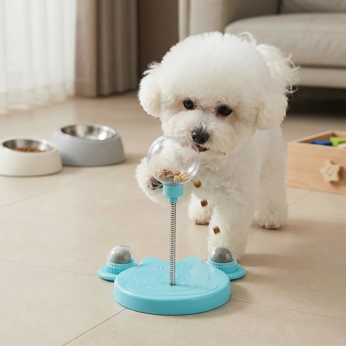 Snack & Play Bal – Interactief Hondenspeelgoed met Treat Dispenser