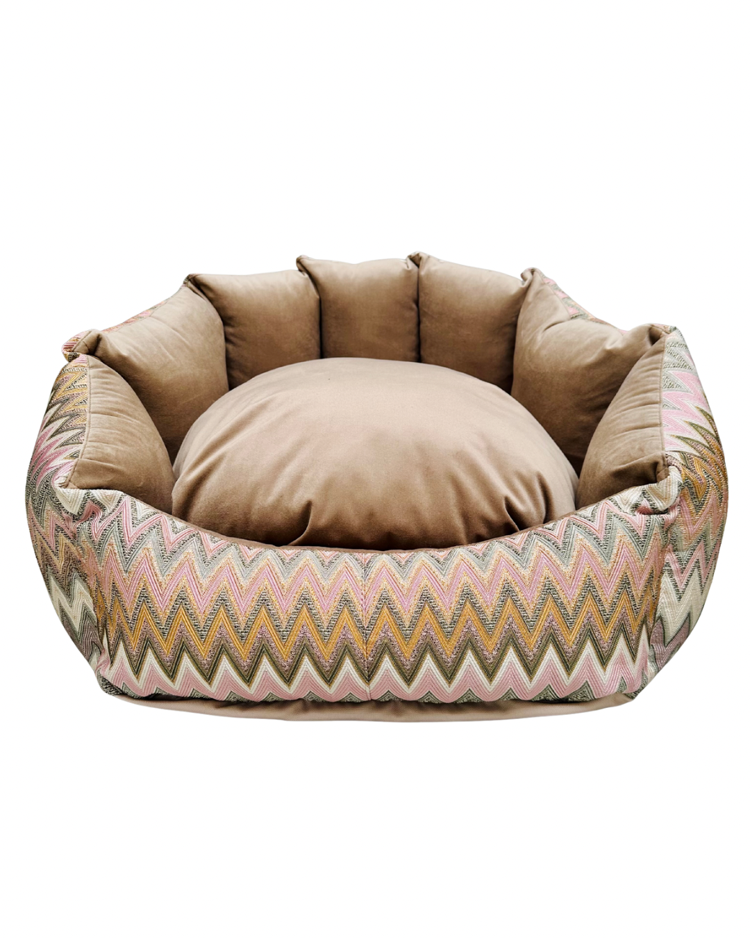 Elite Puppy | Shell Mand Zigzag Taupe